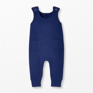 Baby Pocket Overalls In Organic French Terry
